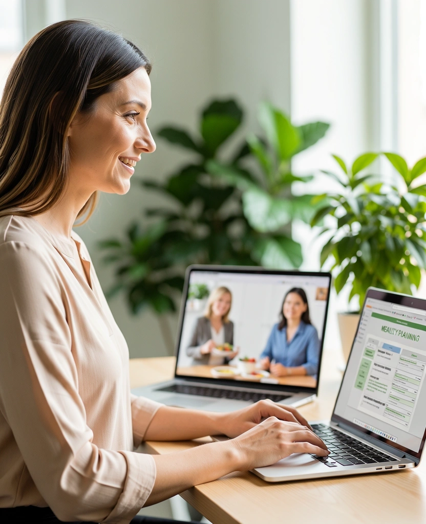 Online Ernährungsberatung Gesprächssituation